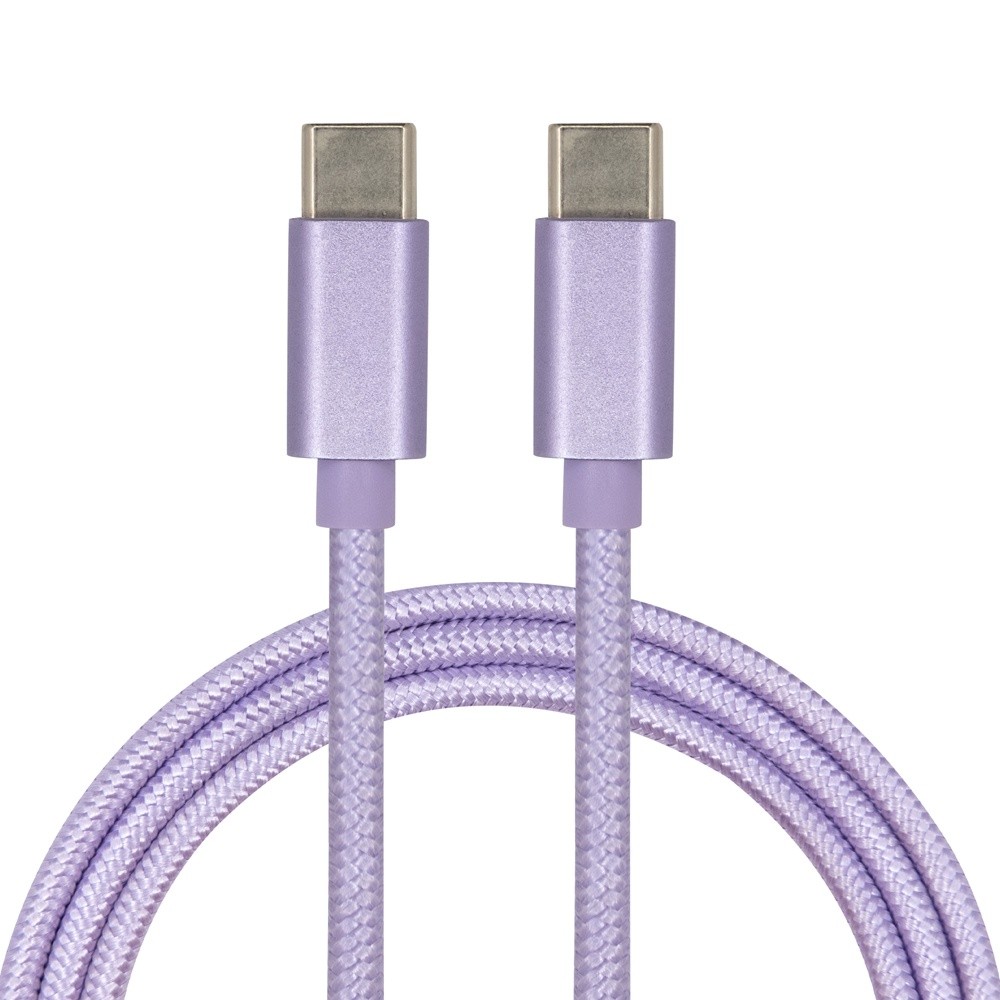 Nylon braided cable 紫色 (3)