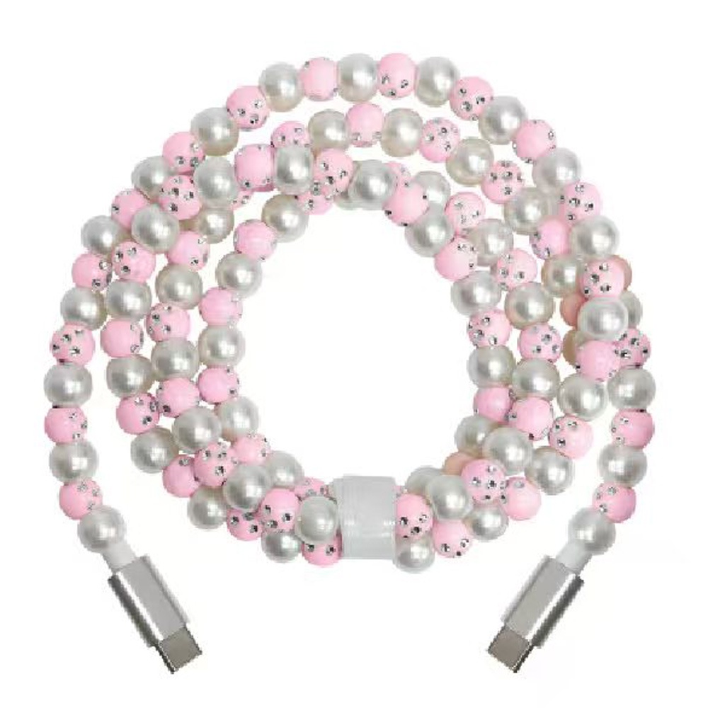 Luxury  pearl USB cable