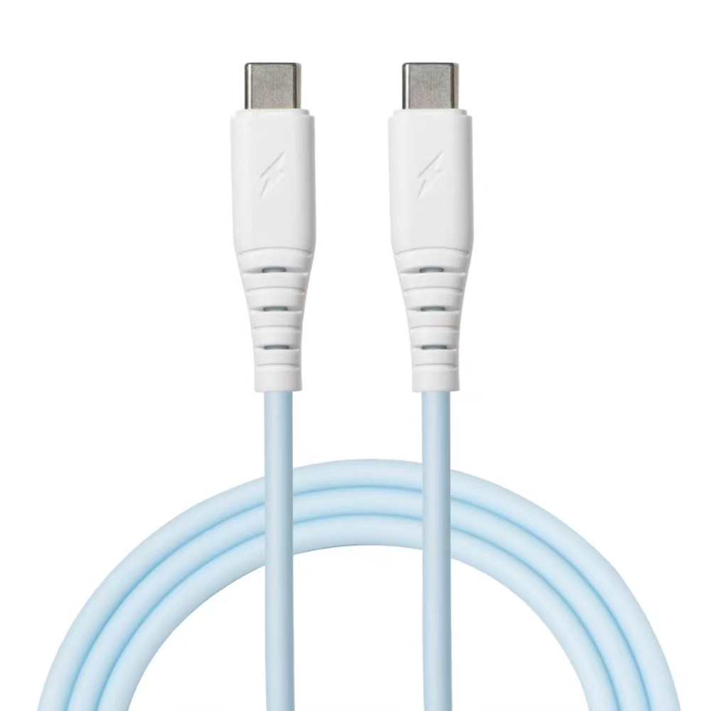 Color charging silicone cable 