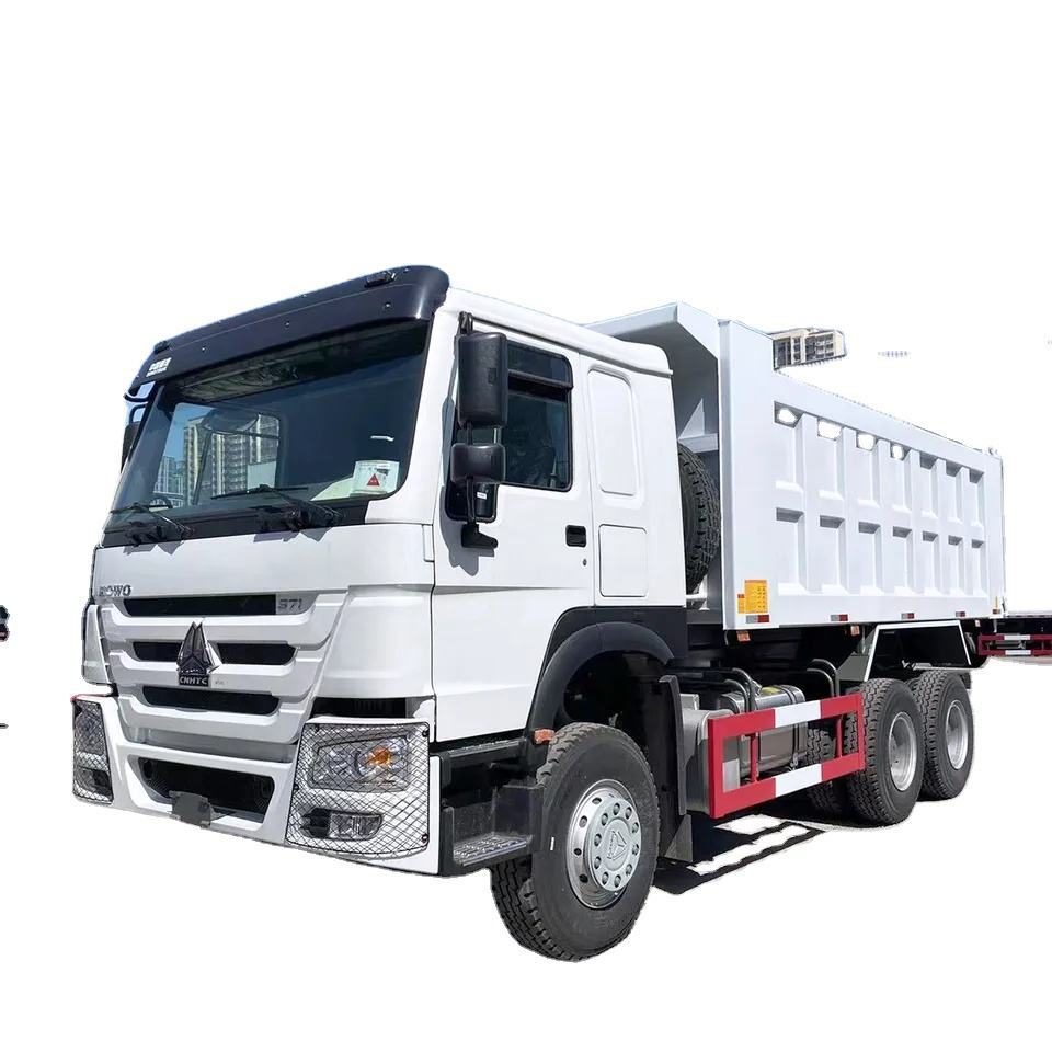 HOWO 6*4 Hot Dump Truck Parts 371 10 Wheeler Diesel EuroII Good Price Tipper Dump Truck with Left Steering
