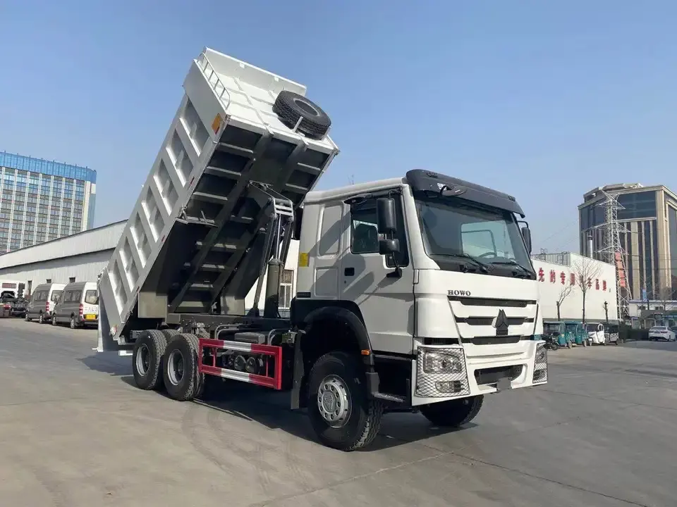 HOWO 6*4 Hot Dump Truck Parts 371 10 Wheeler Diesel EuroII Good Price Tipper Dump Truck with Left Steering