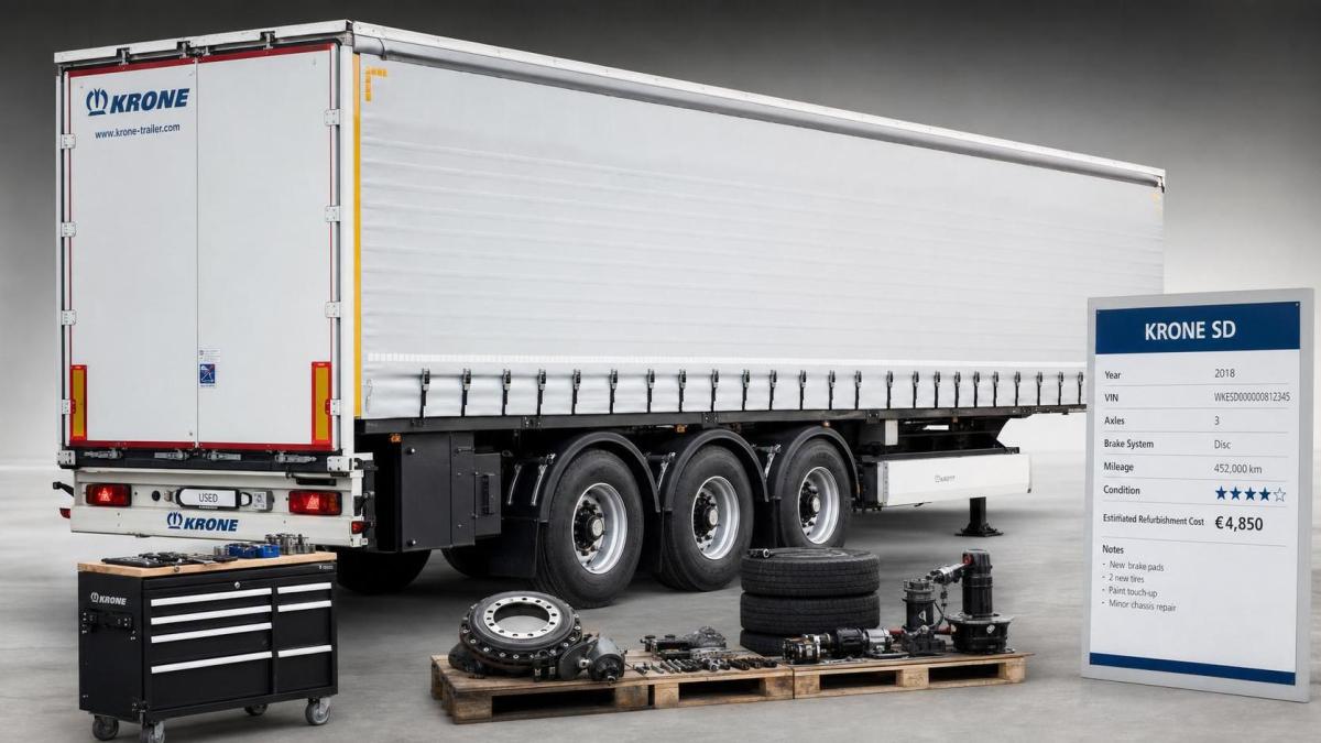 Used Semi-Trailer Price Factors: Age, Brand, Condition, and Refurbishment Cost
