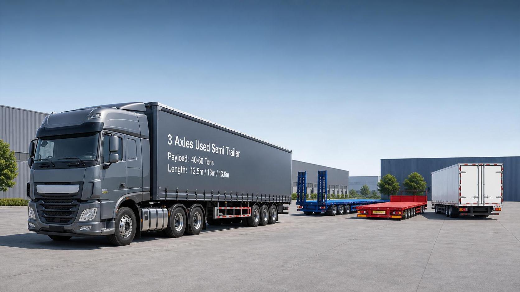 How to Choose a Used Semi-Trailer: Key Specs, Trailer Types, and Load Needs