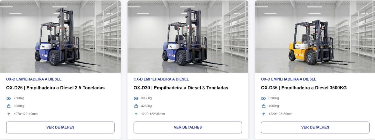Empilhadeira a Diesel OXPLO