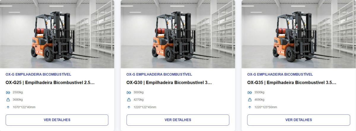 Empilhadeira a GLP OXPLO