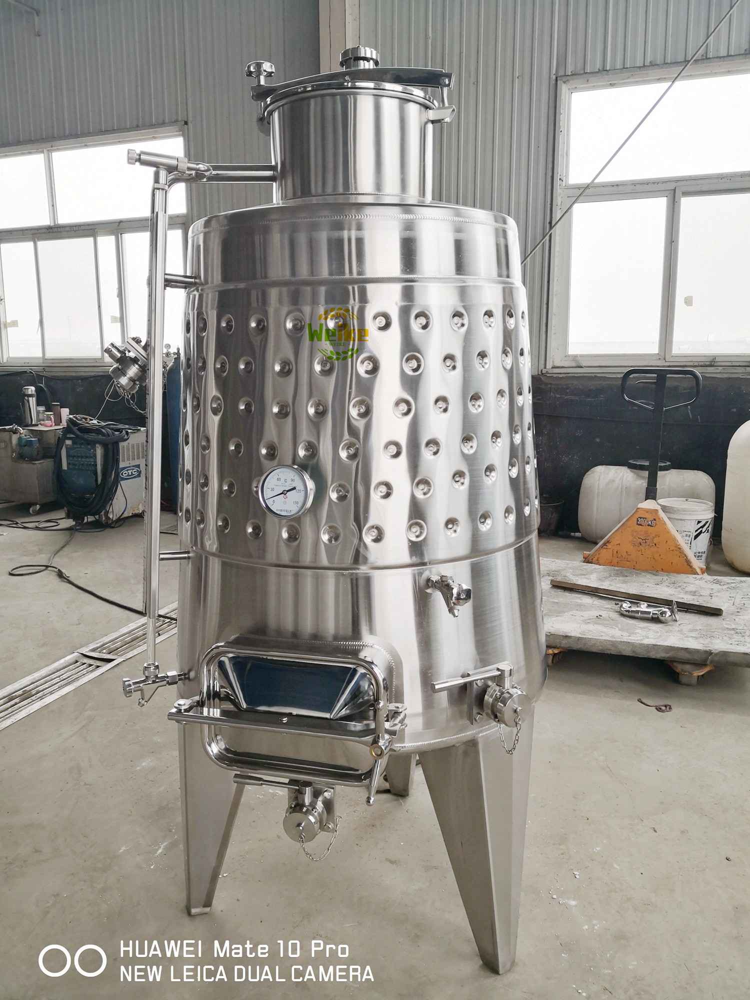 Fermentador de vino cónico de 1500L