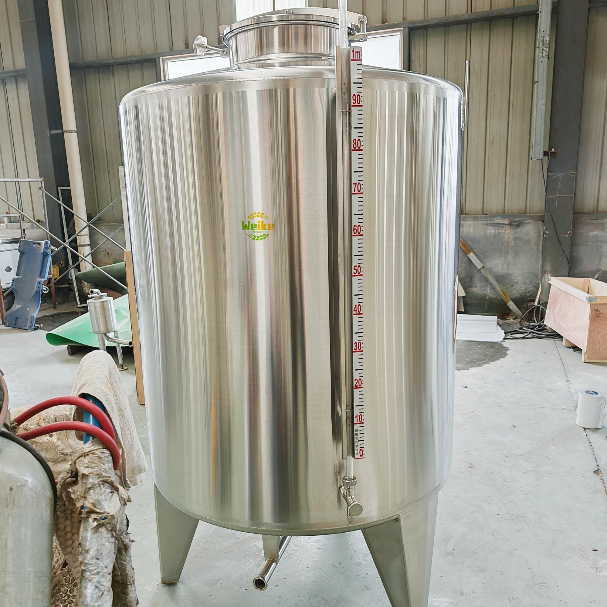 Tanques de almacenamiento de vino de acero inoxidable de 1000L