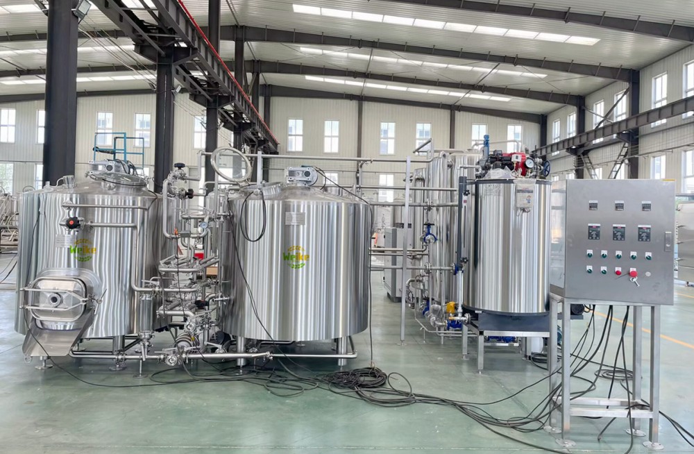 Equipo de cervecería de tres recipientes de 1000L