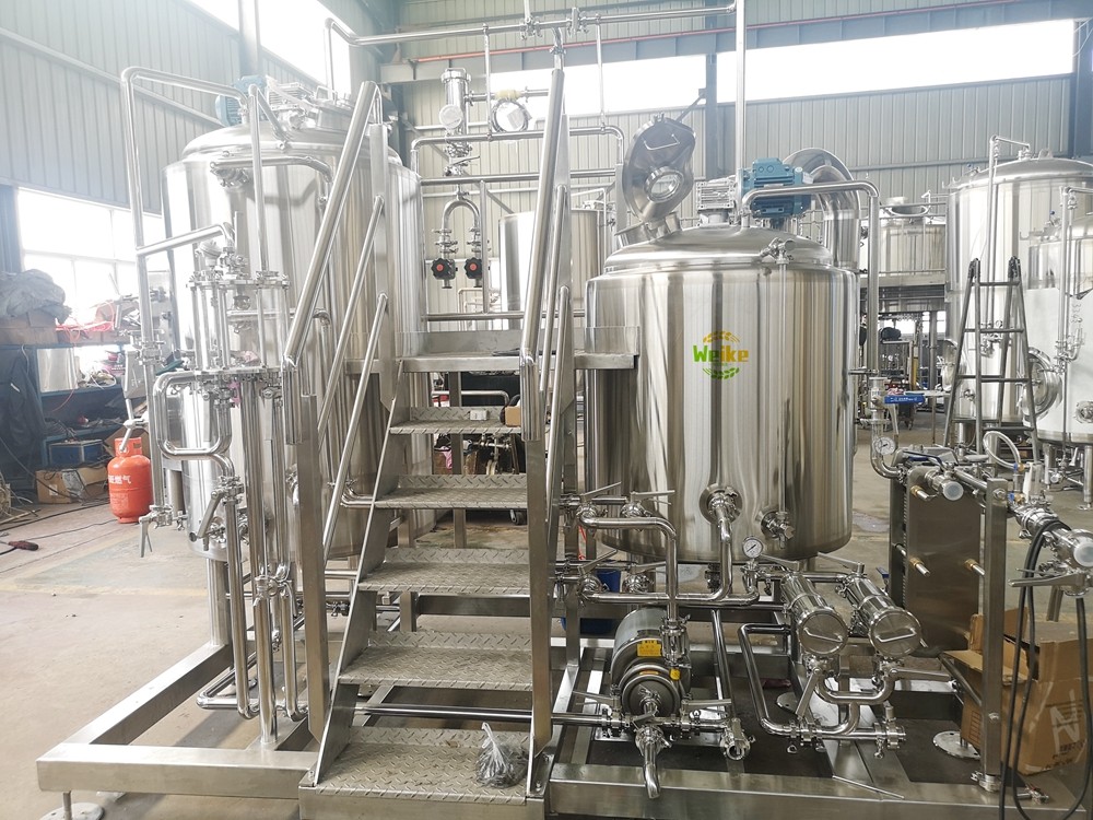 Sistema de elaboración de cerveza artesanal de 300L para brewpub