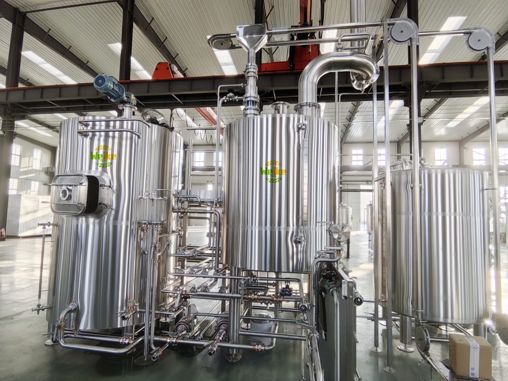 Sistema de elaboración de cerveza de dos recipientes de 800L