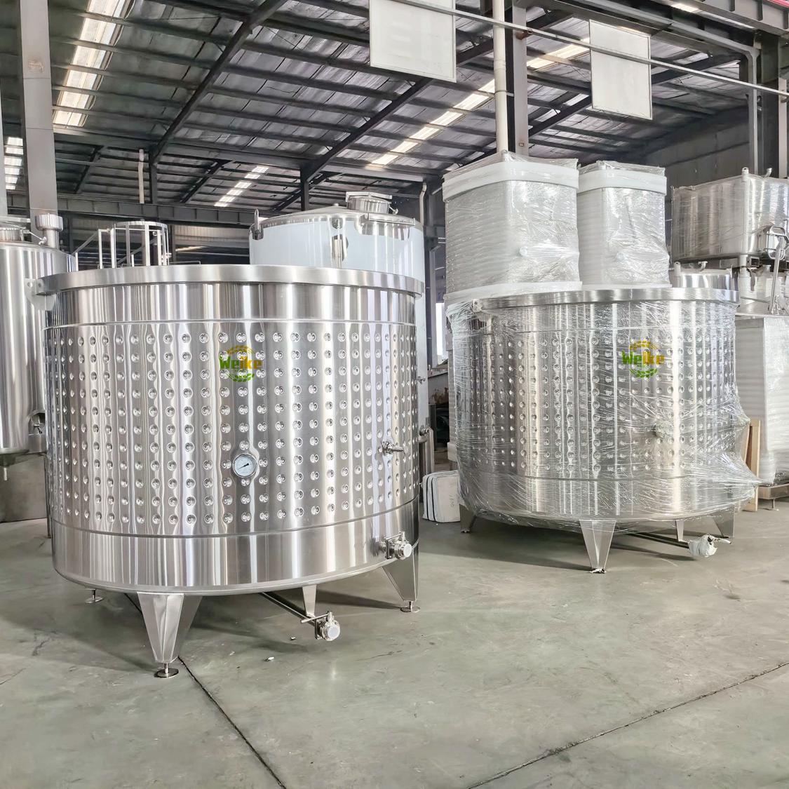 Tanques de fermentación abierta de tequila de 5000L