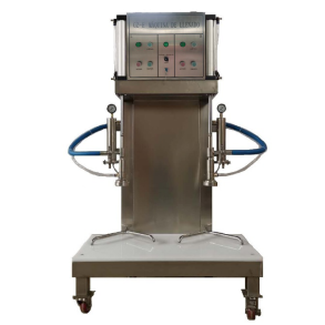 máquina de llenado de barriles de doble cabezal