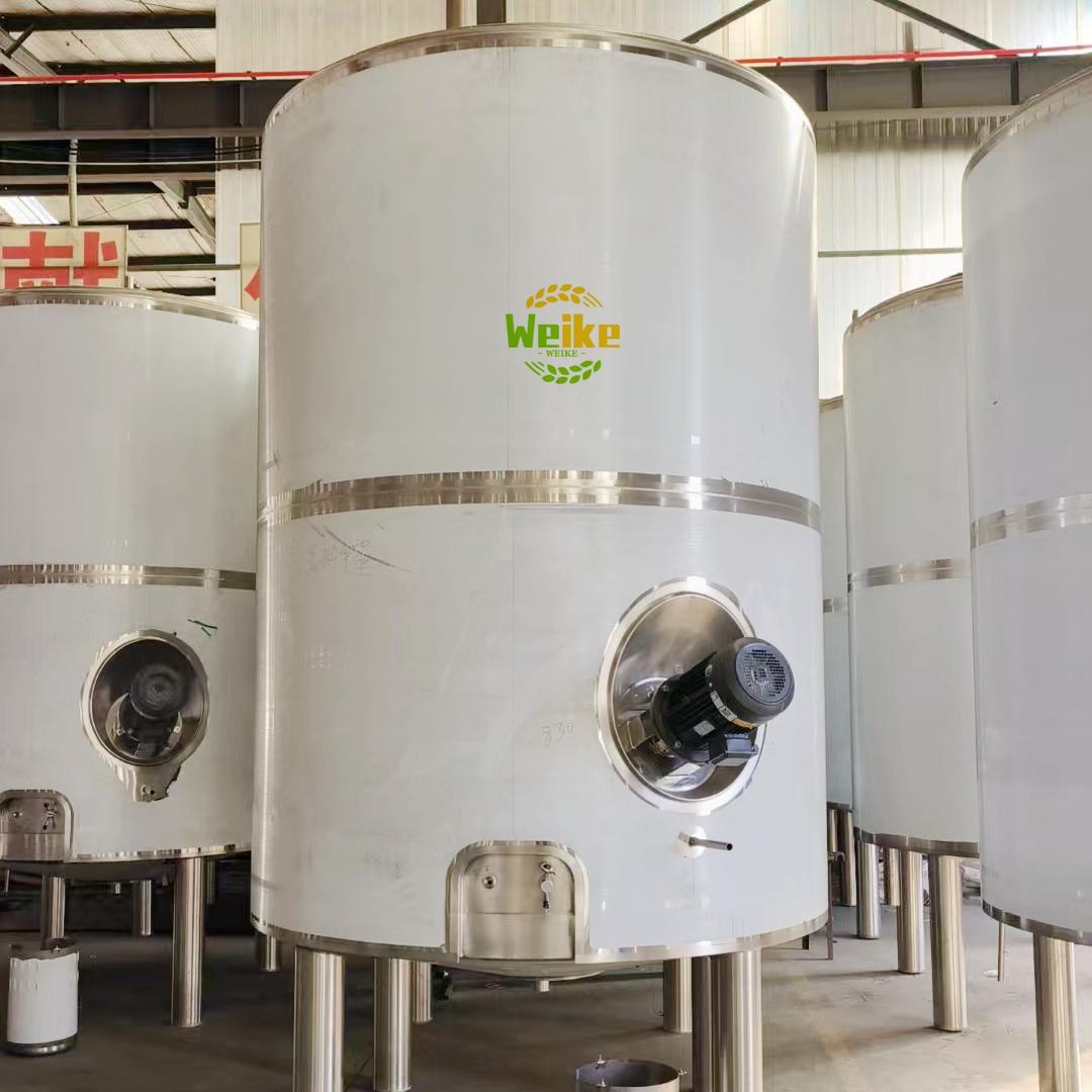 tanques de mezcla de leche de acero inoxidable