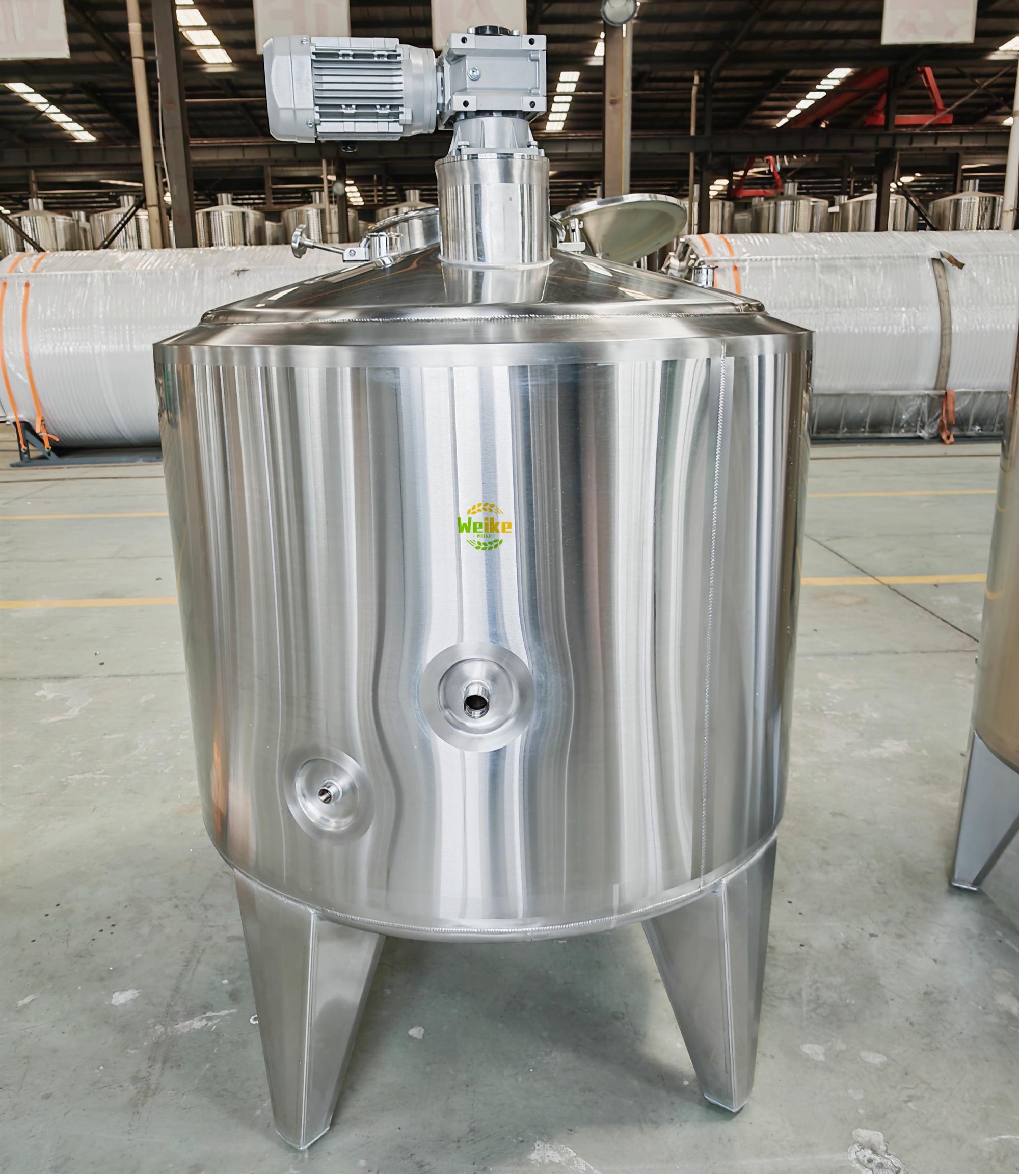 tanques de mezcla de acero inoxidable para bebidas