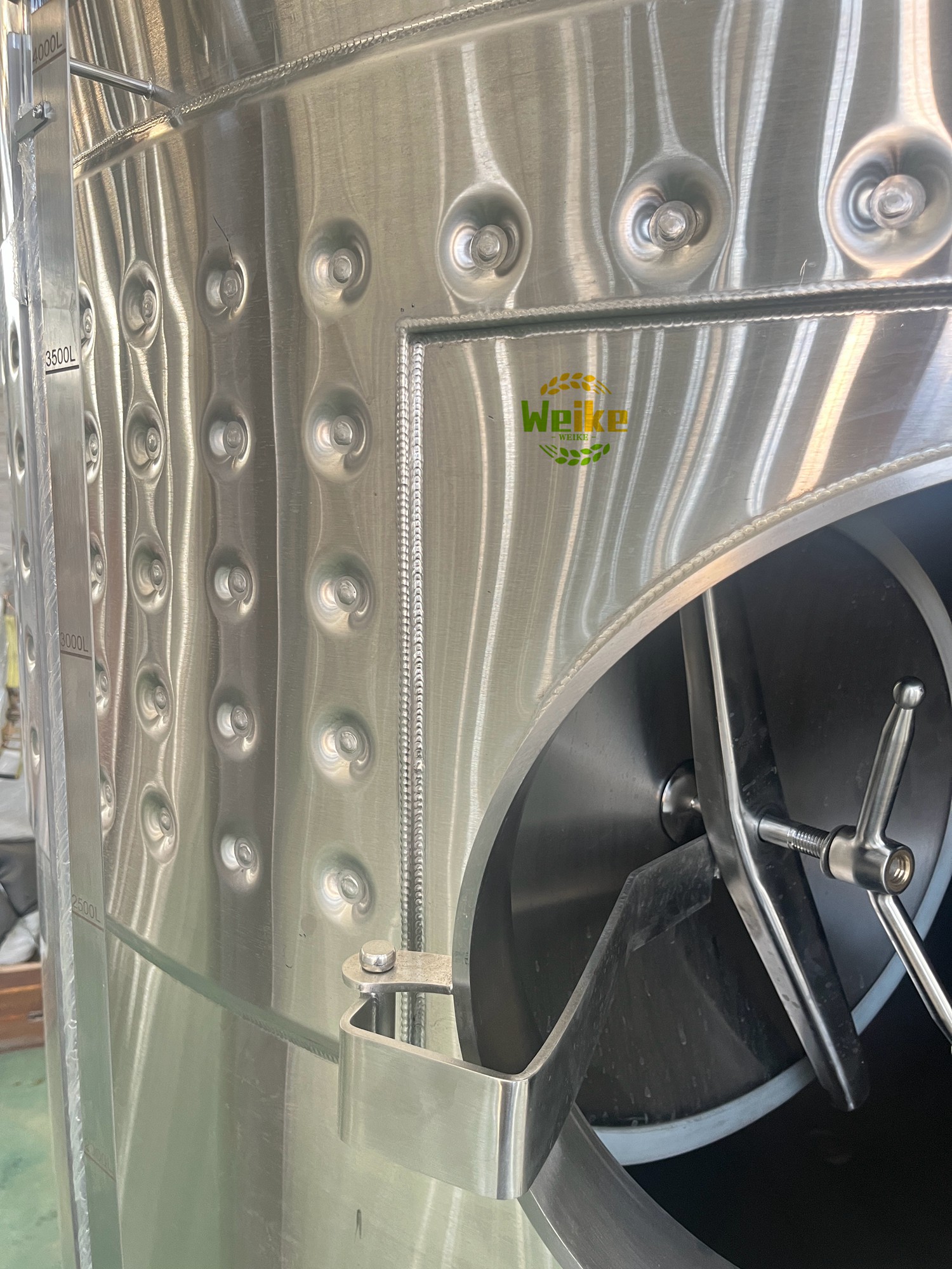 Tanques de fermentación de vino tinto de 5000L