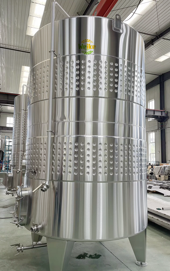 10000L recipiente de fermentación de vino de acero inoxidable