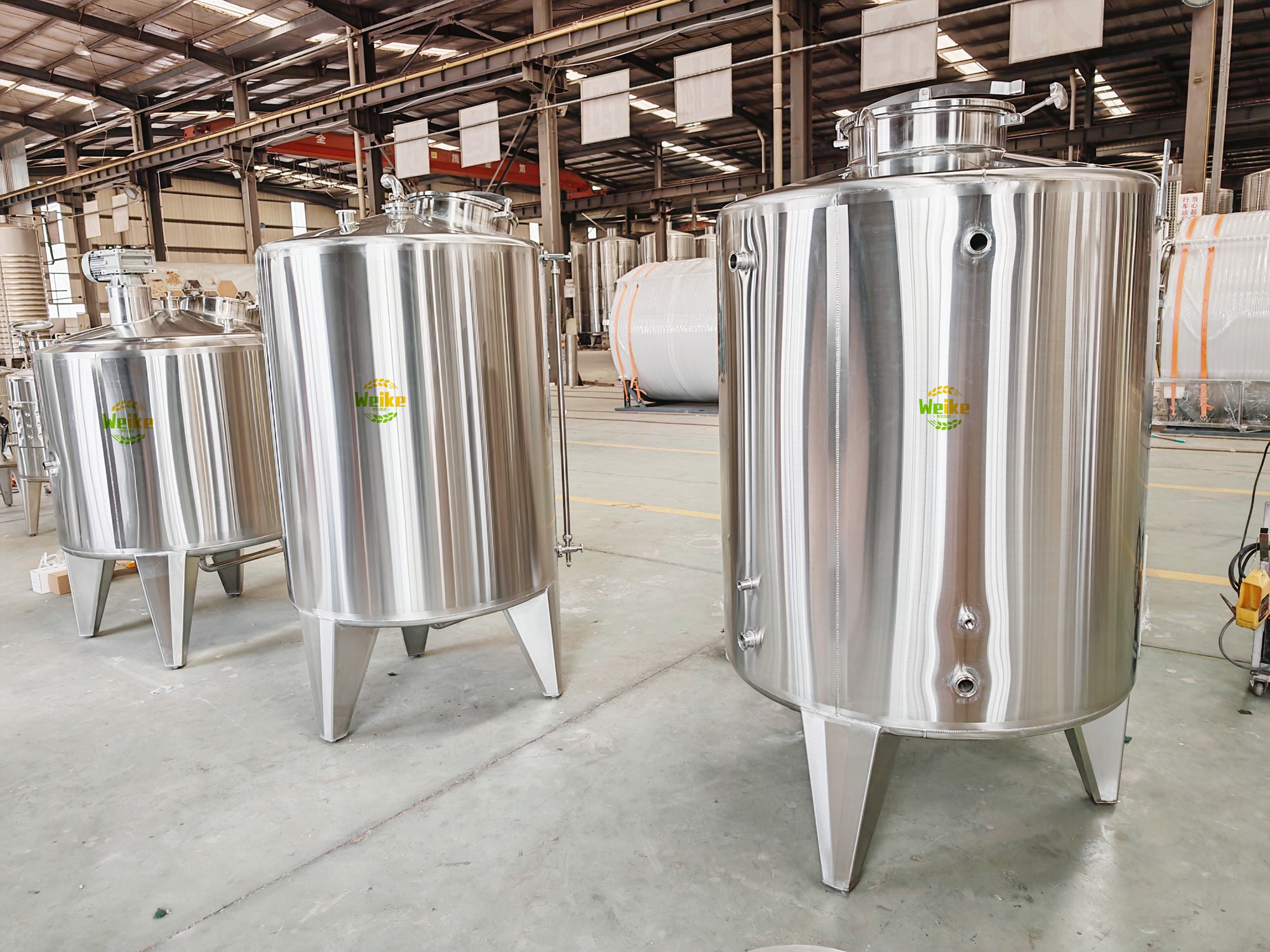 Tanques de almacenamiento de vino de acero inoxidable de 1000L