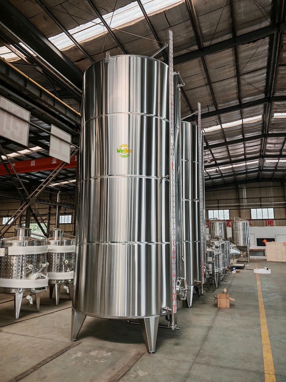 20000L tanques de almacenamiento de vino de acero inoxidable