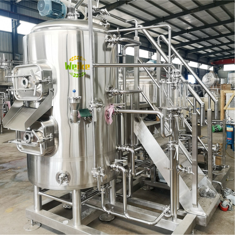 Sistema de elaboración de cerveza artesanal de 300L para brewpub