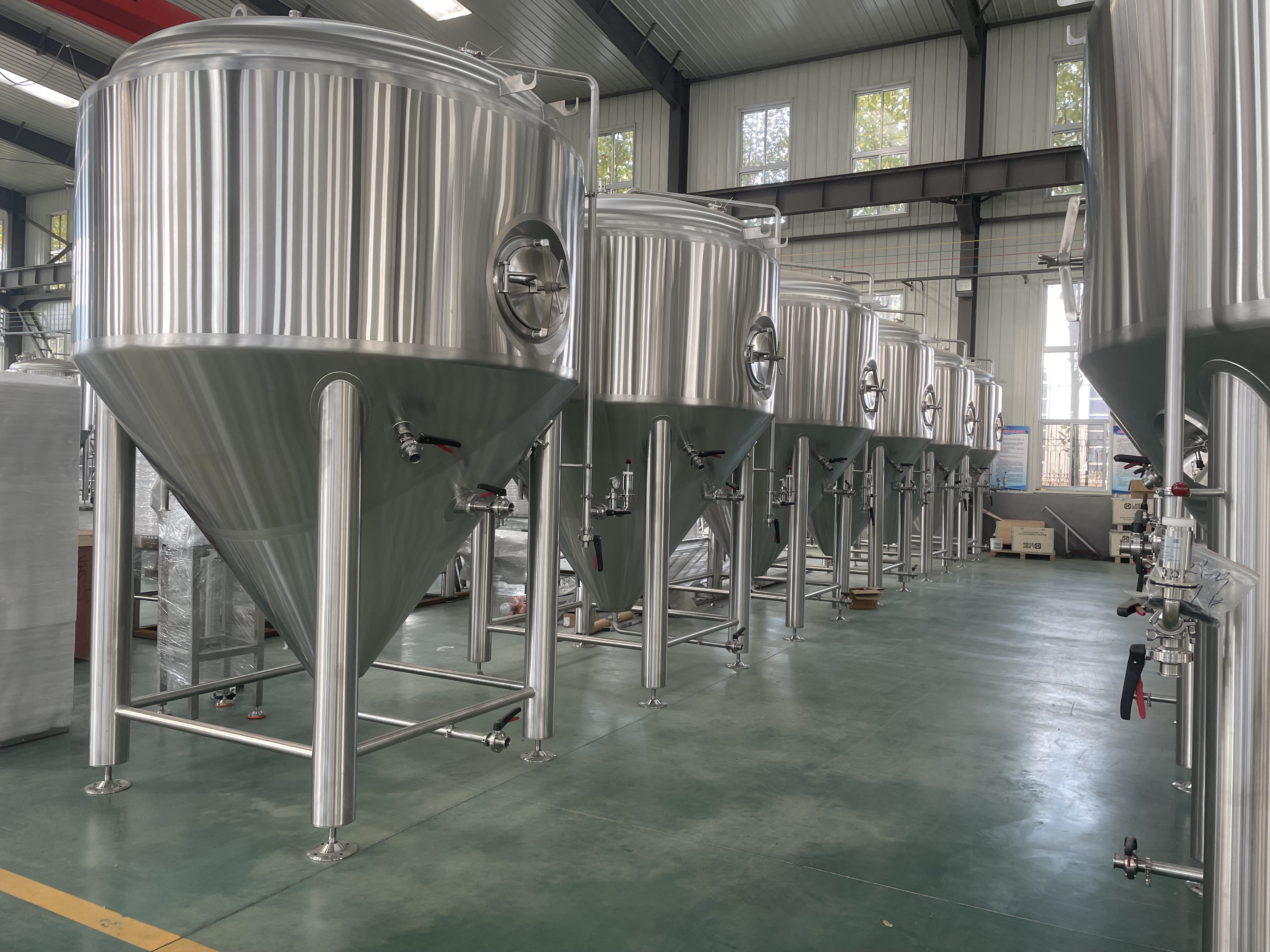Tanques de fermentación de cerveza de doble pared con camisa de 4000L