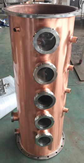 Equipo de destilación de alcohol de reflujo de 500L para vodka y ginebra