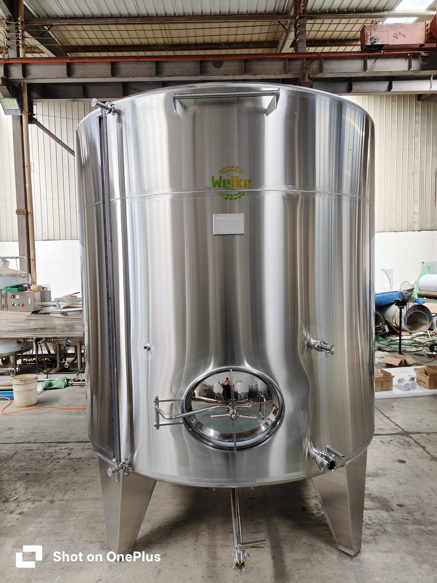 tanque de almacenamiento de aceite de maíz de la planta