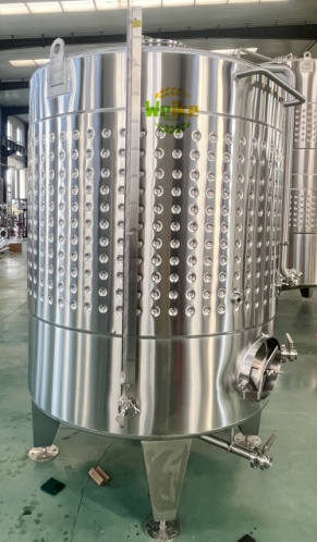 Tanque de fermentación de vino blanco de acero inoxidable