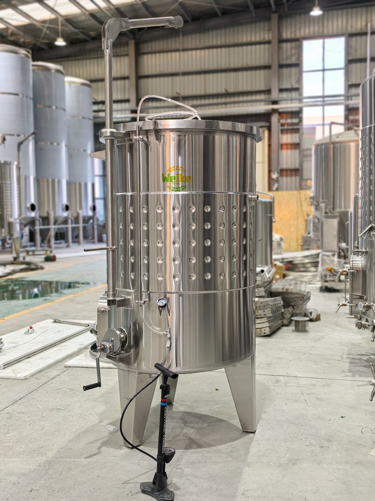 Tanques de vino de 1000L con tapa flotante