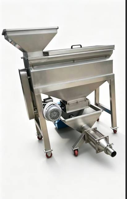 Despalilladora y trituradora de uvas | Máquina despalilladora para bodegas de acero inoxidable