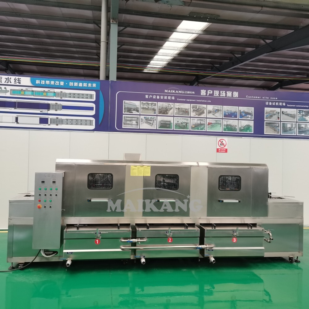 Máquina de lavar cajas