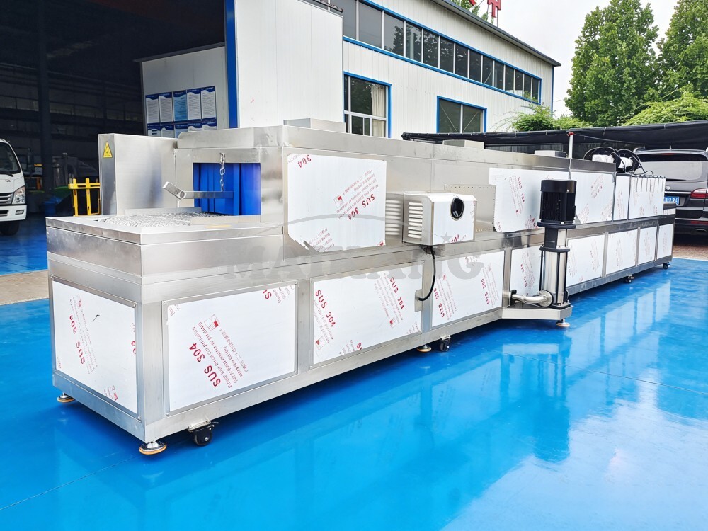 Máquina de lavado de bandejas de huevos