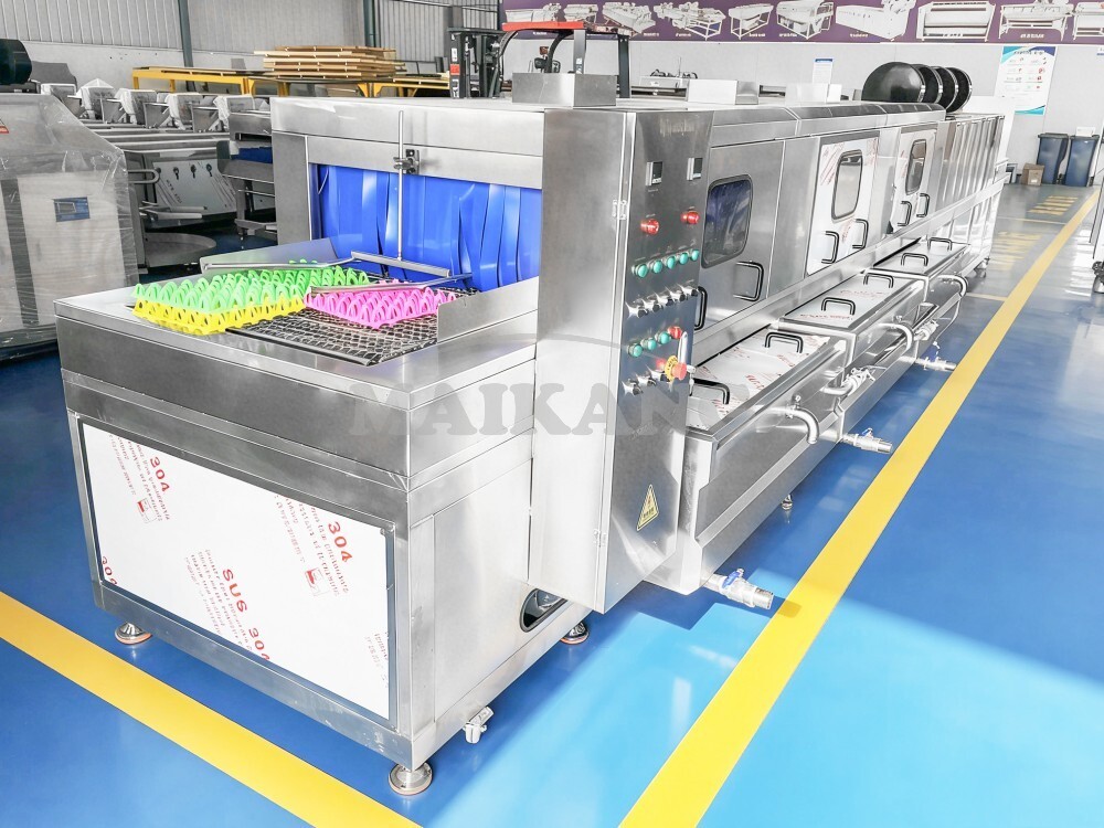 Máquina de lavado de bandejas de huevos