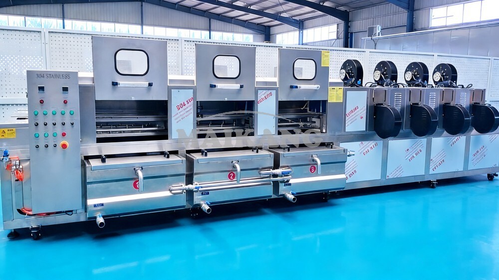 Lavadora de Bandejas de Acero Inoxidable