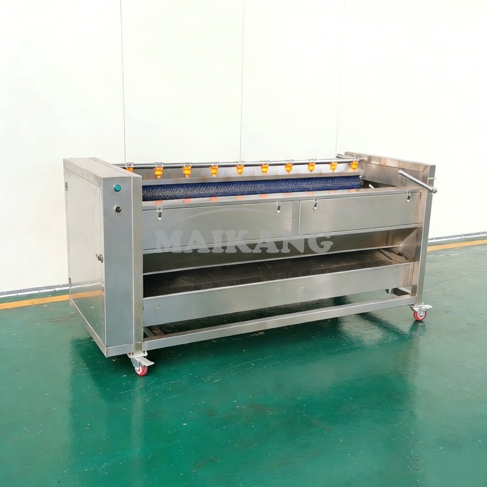 Máquina de Pelado y Lavado con Cepillos