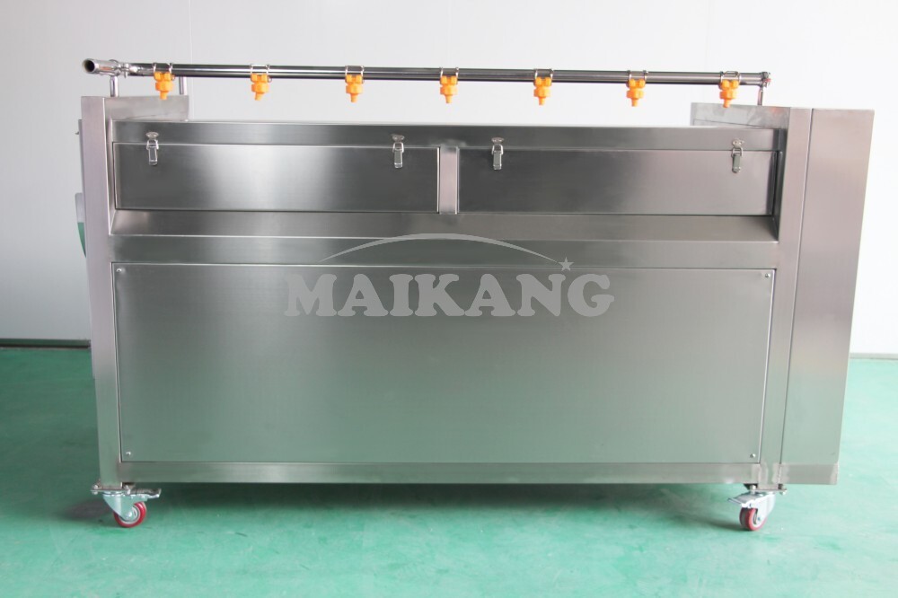 Máquina de Pelado y Lavado con Cepillos