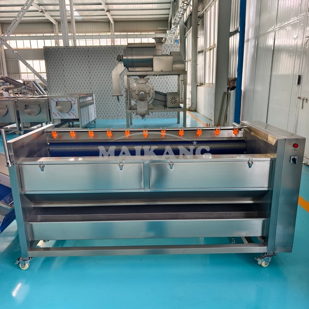 Máquina de Pelado y Lavado con Cepillos