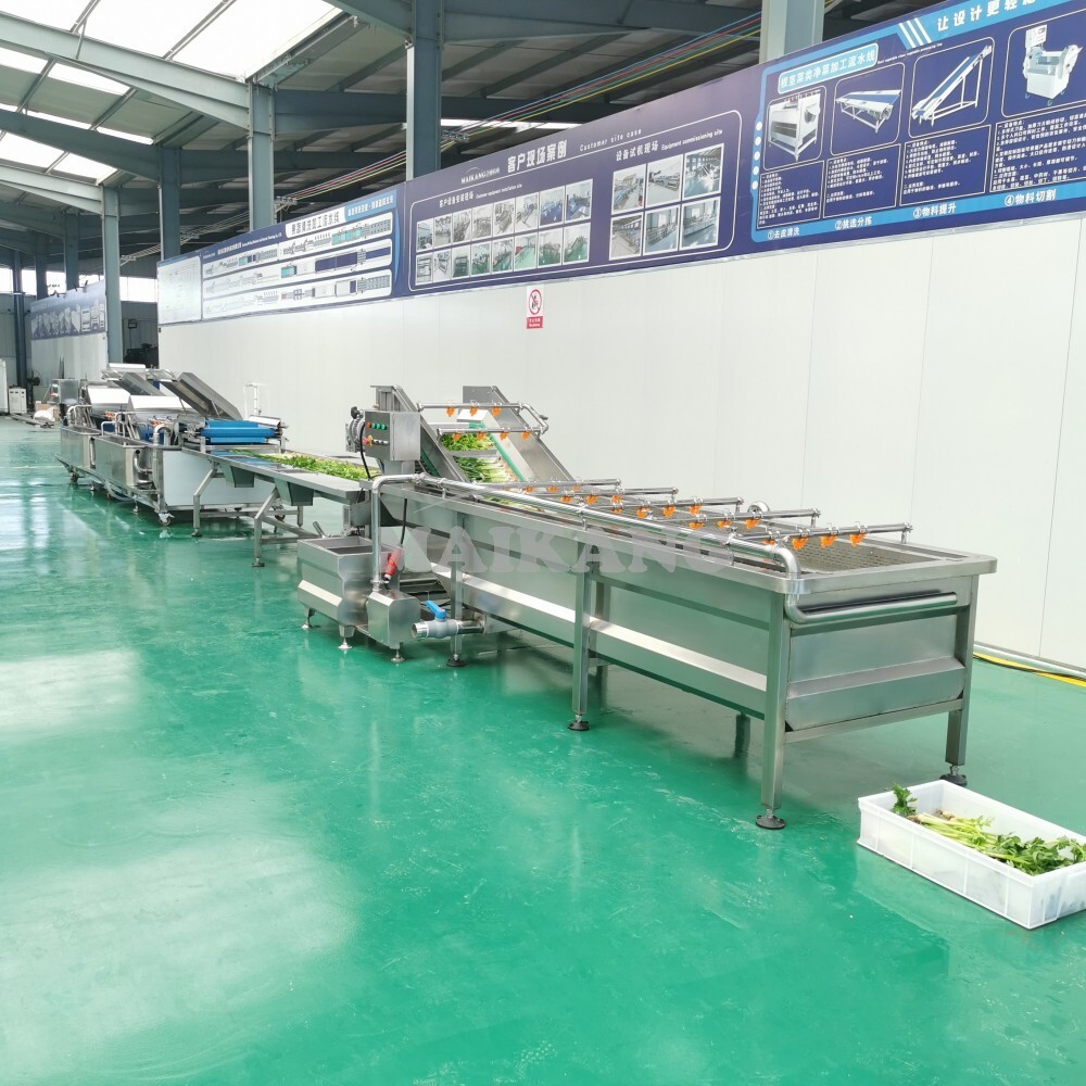 Lavadora de vegetales por aspersión no destructiva