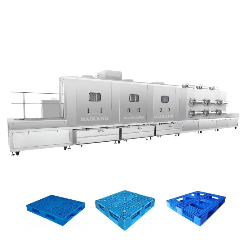 Lavadora de Paletas Logísticas