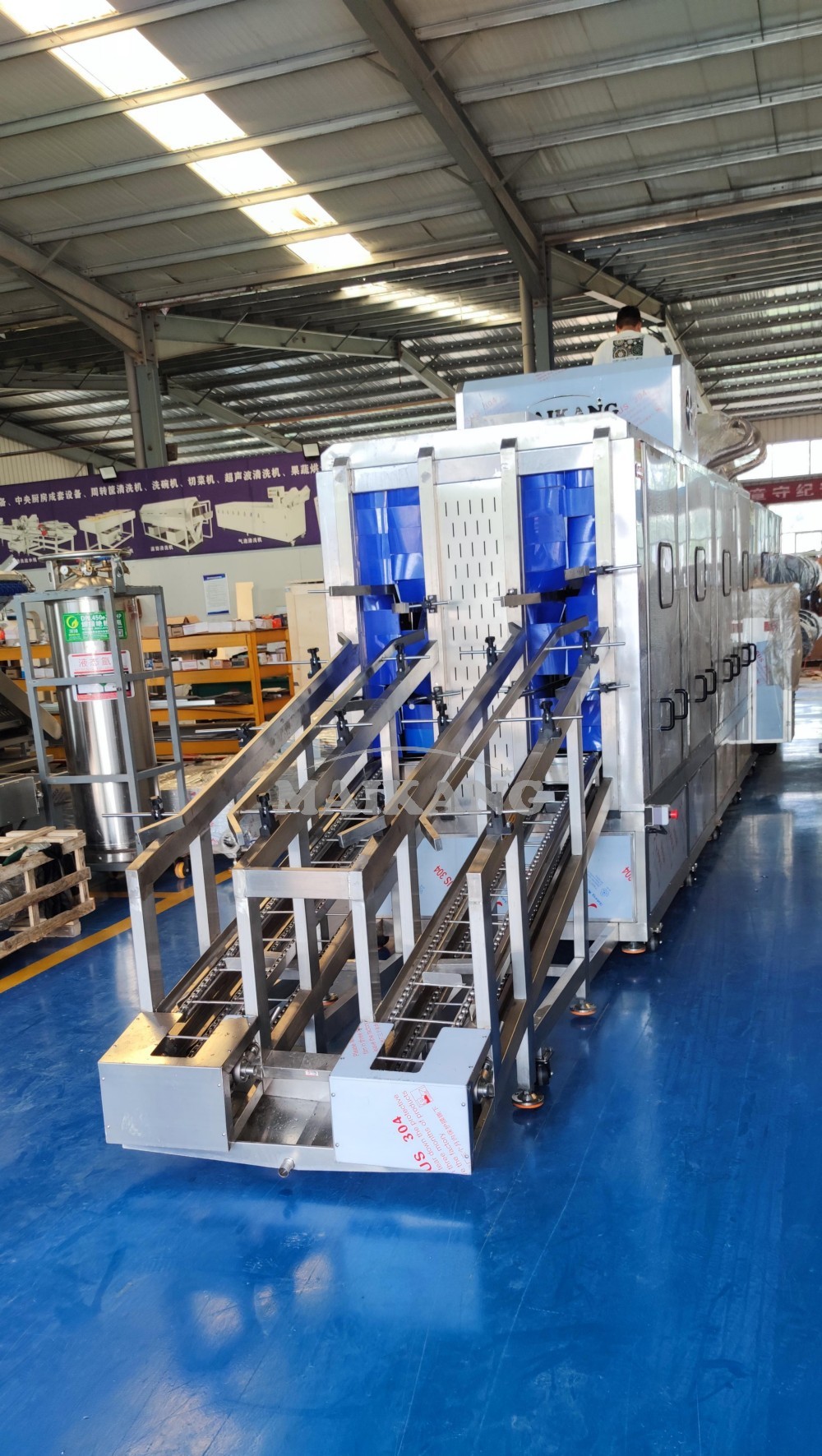 Lavadora de Paletas Logísticas