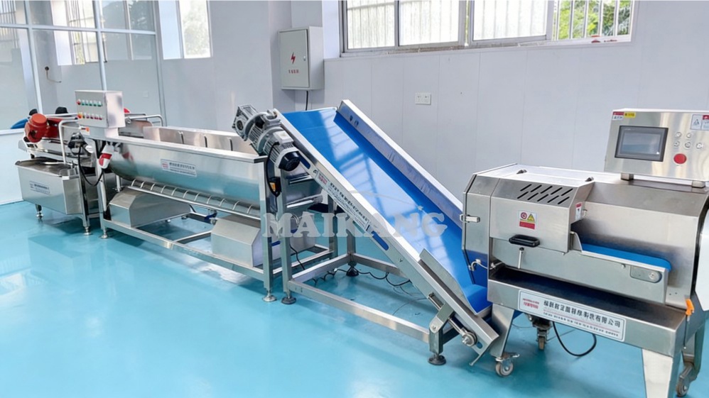 Configuraciones de líneas de procesamiento de ensaladas para diferentes volúmenes de producción