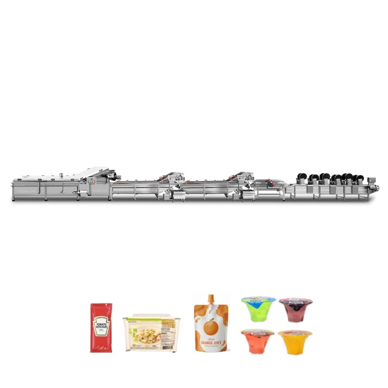 Línea de Pasteurización, Enfriamiento y Secado