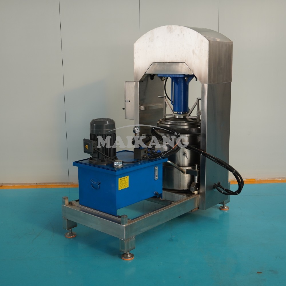 Extractor de jugo con prensa hidráulica