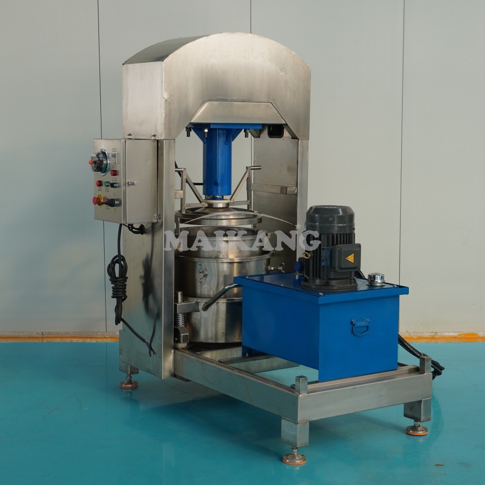 Extractor de jugo con prensa hidráulica