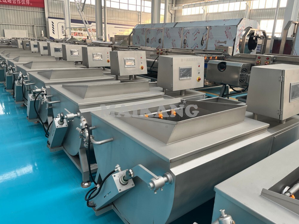 Наклонная корзина вихревой мойки