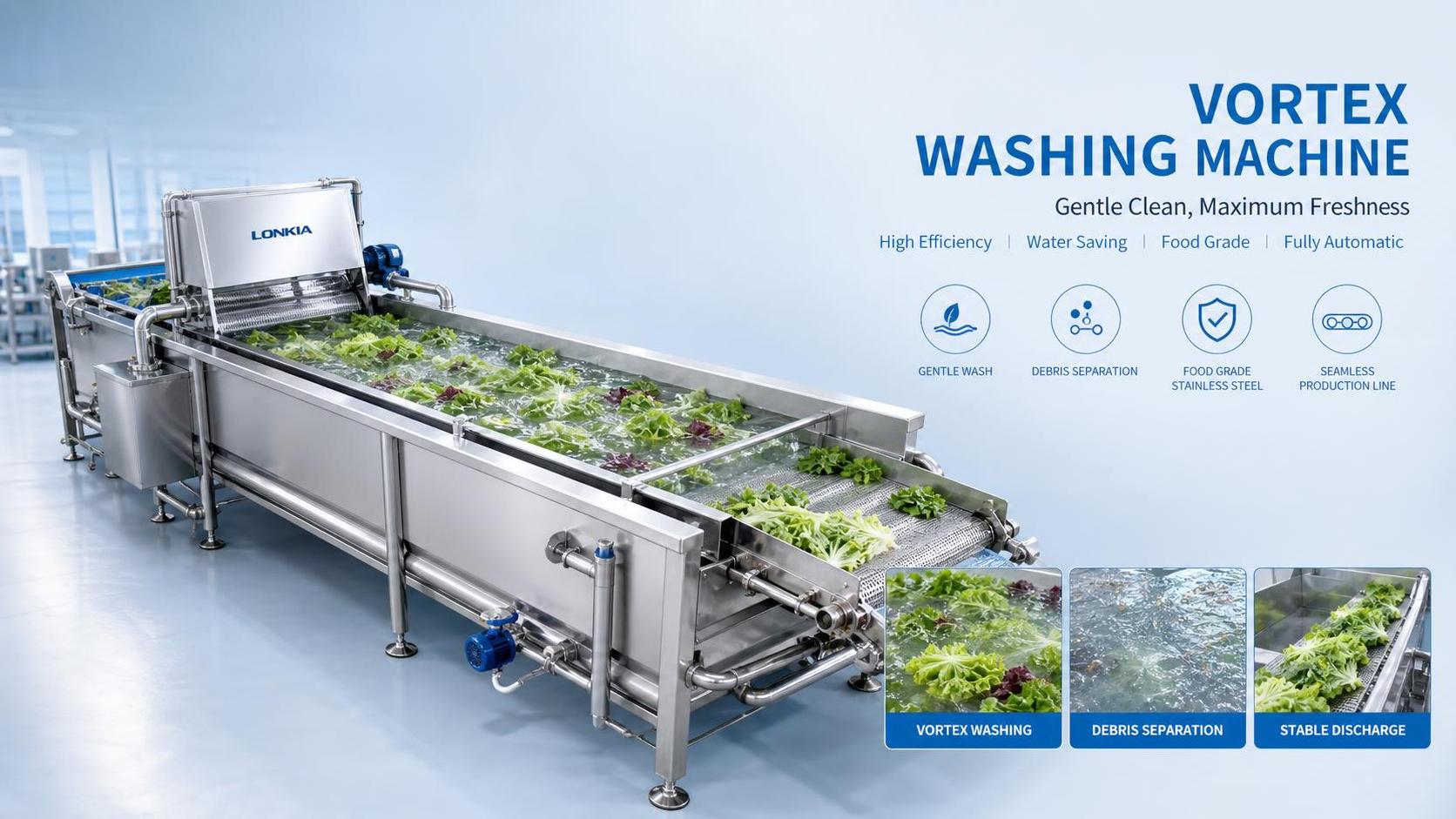 What to Check Before Buying a Vortex Washing Machine for Salad Processing