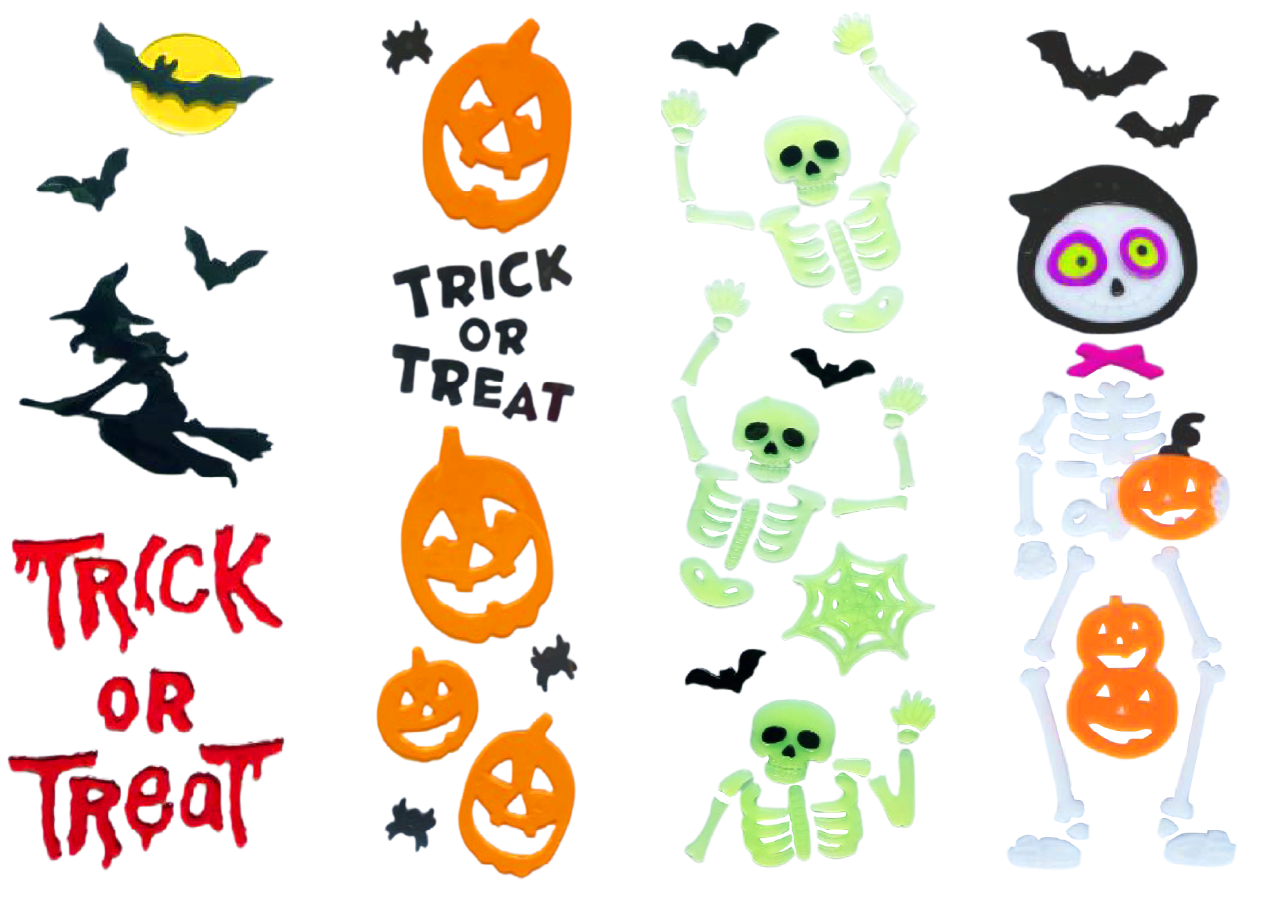 Наклейки на окна Хэллоуин Призрак Тыква Летучая мышь Ведьма Кот Бу Кровь Декаль Наклейки для украшения дома и вечеринок на Хэллоуин