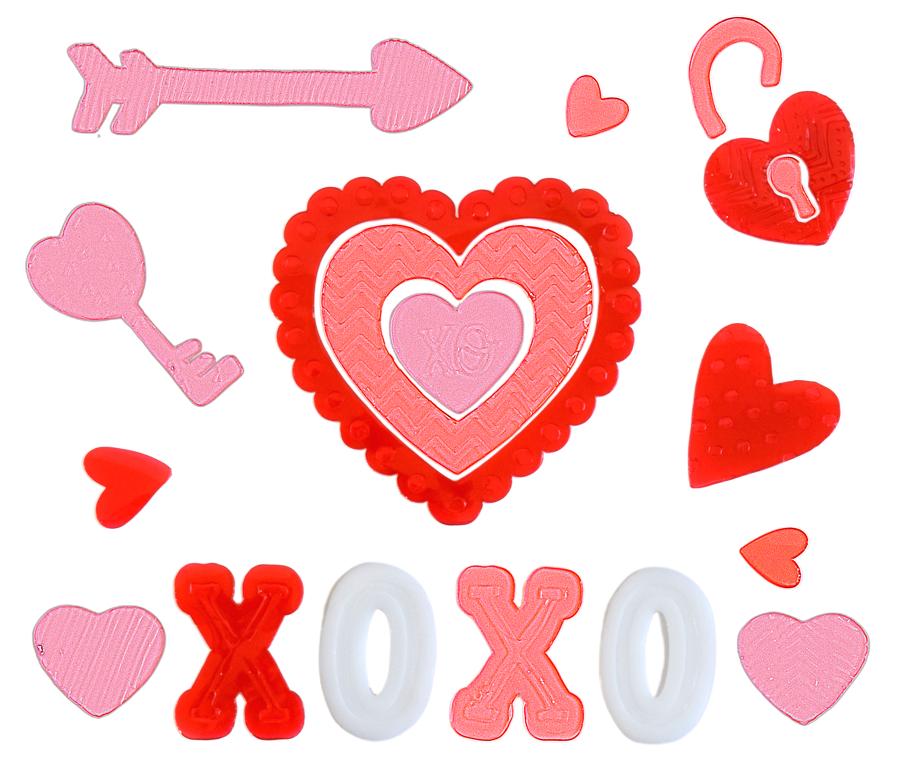 Валентиновские оконные наклейки-гель, С Днем Святого Валентина, Купидон, Гномы с сердечками для стеклянных окон, Валентиновские оконные стикеры, Декор на День Святого Валентина