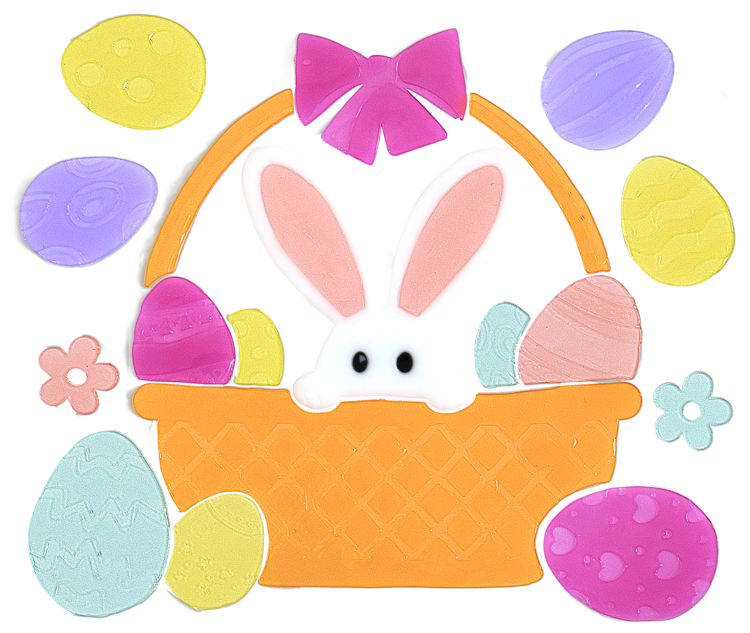 6 штук пасхальных наклеек на окна с кроликами, яйцами, цветами, цыплятами и бабочками для стеклянных окон, зеркал и холодильников, пасхальный декор для дома, офиса и вечеринок