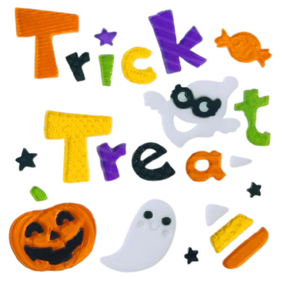 Гелевые наклейки на окна Хэллоуина: Призрак, Тыква, Летучая Мышь, Ведьма, Кот, Буу, Кровь, Наклейки для украшения дома и вечеринки на Хэллоуин