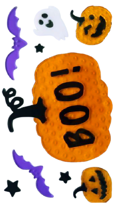 Гелевые наклейки на окно открыто: Призрак, Тыква, Летучая Мышь, Ведьма, Кот, Буу, Кровь, Наклейки для украшения дома и вечеринки на показе.
